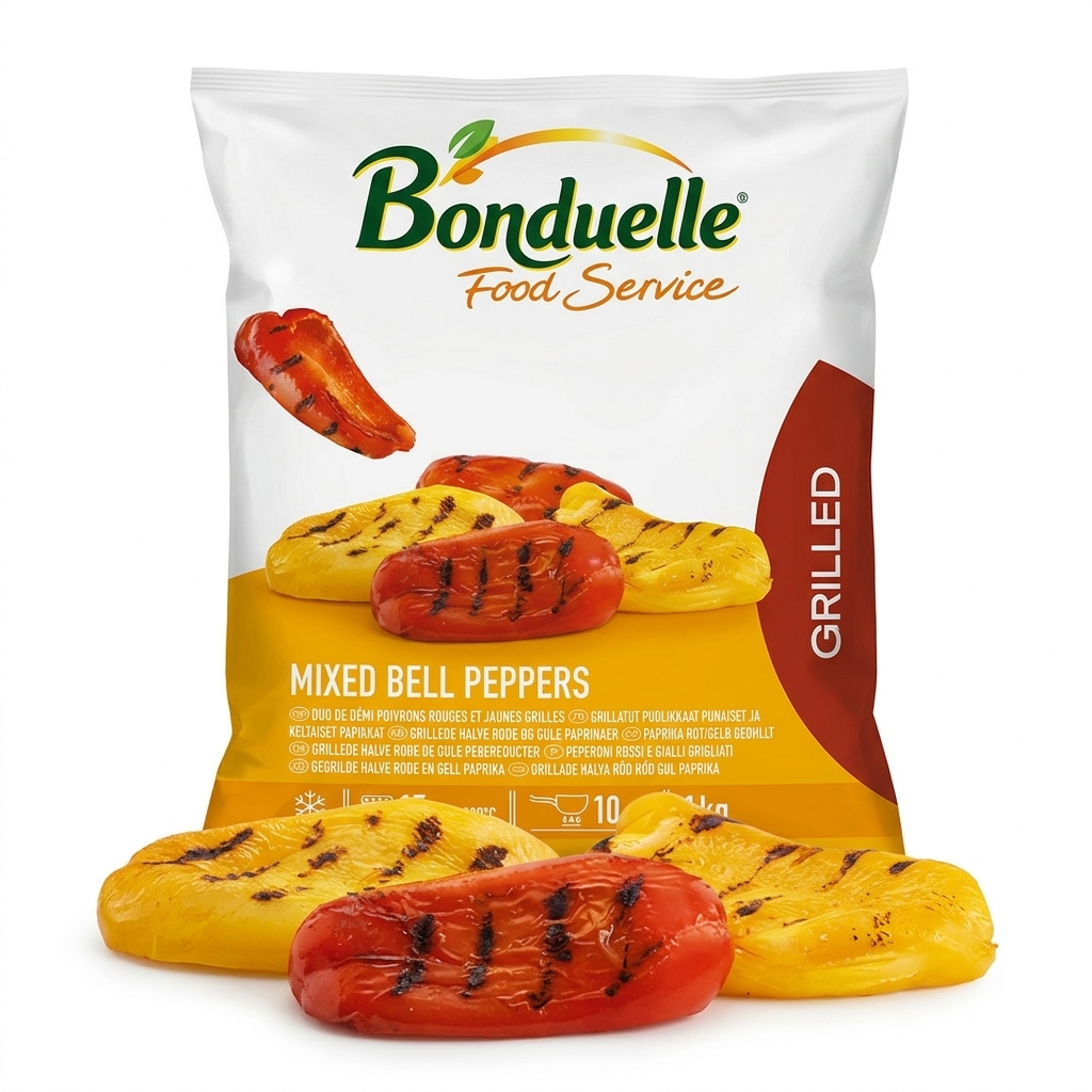 Gegrillte Paprikaschnitze Bonduelle 1 kg (Karton 5 kg)