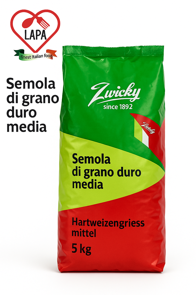 SEMOLA MEDIA ZWICKY PER PIZZA 5KG  PRO