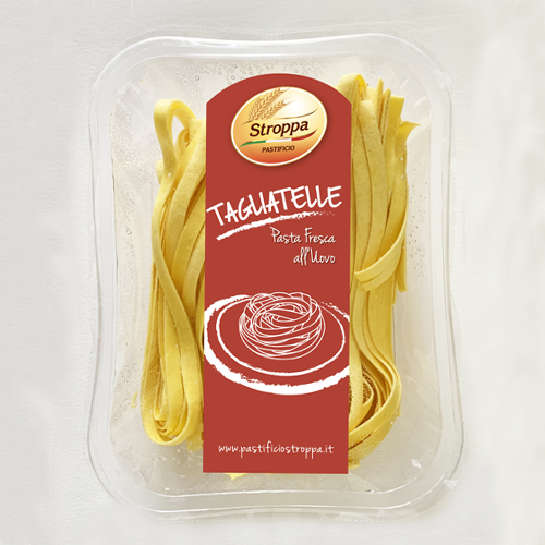 Tagliatelle Pasta Fresca All'uovo 1kg stk 6 A krt Str - Italienische Pasta