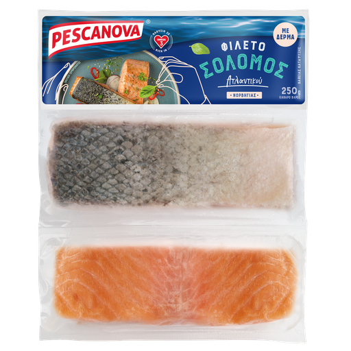 Portions de saumon avec peau 250 g (Carton 12 pièces) PH