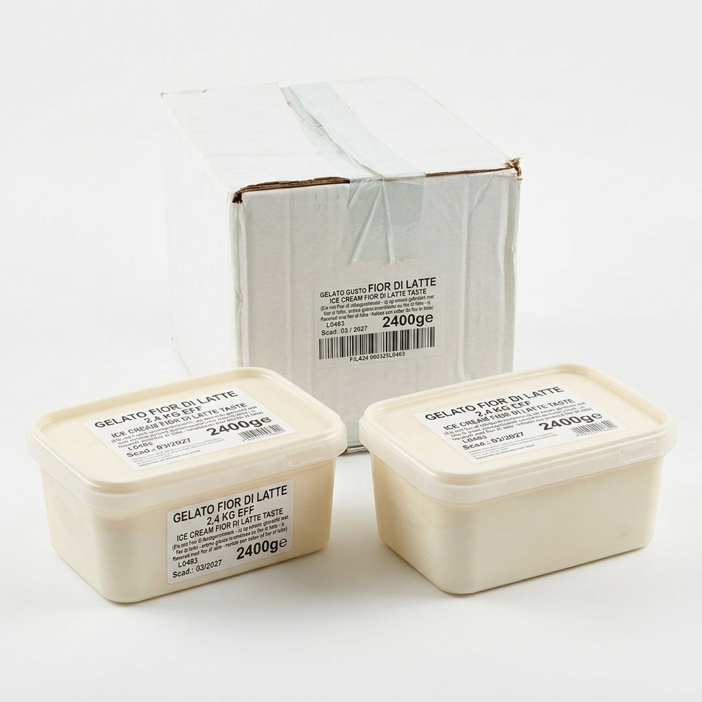 Gelato Fior di Latte Tub 2.4 kg — Effepi