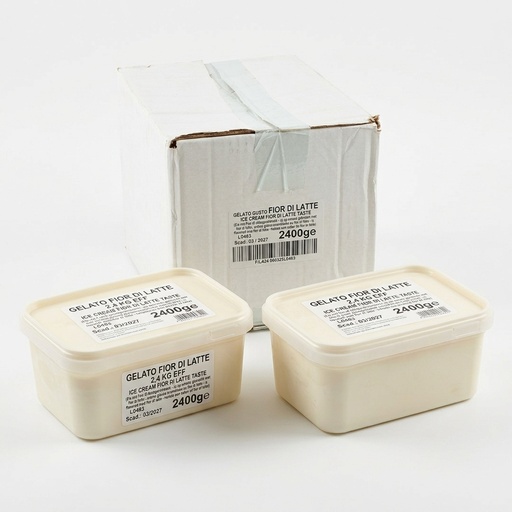 Gelato Fior di Latte Vaschetta 2,4 kg — Effepi
