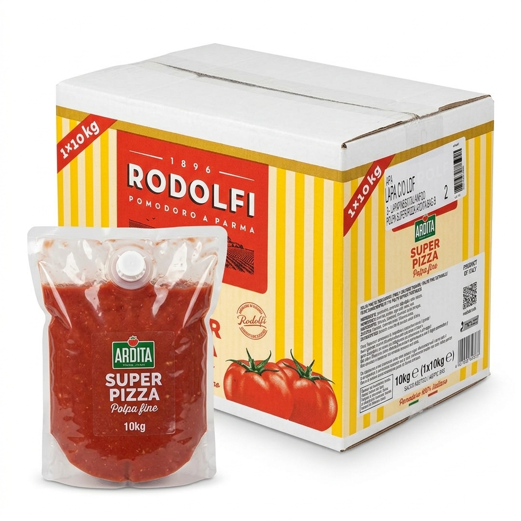 Pulpe de Tomate Super Pizza Ardita Bag in Box 10 kg — Rodolfi 1896