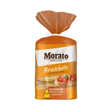PANE PER BRUSCHETTA BRUSCHELLE CLASSICHE MINI MORATO 8X350G POL 