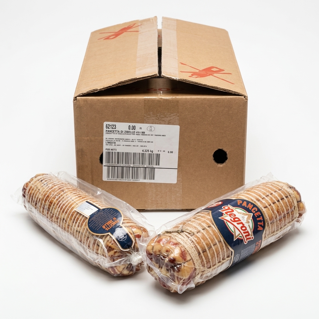 Pancetta di Zibello Arrotolata con Cotenna ca 3,8 kg — Negroni