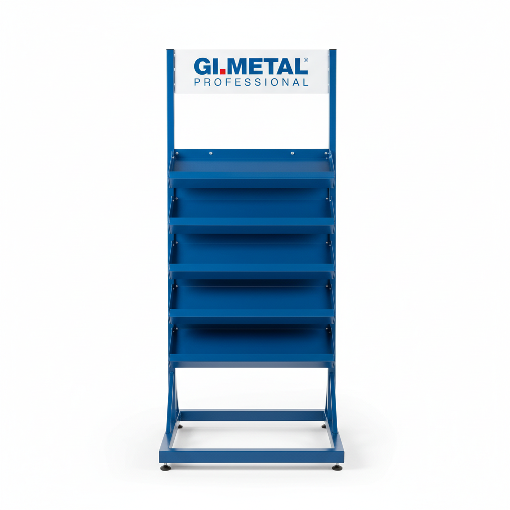 ESPOSITORE GI METAL BLU