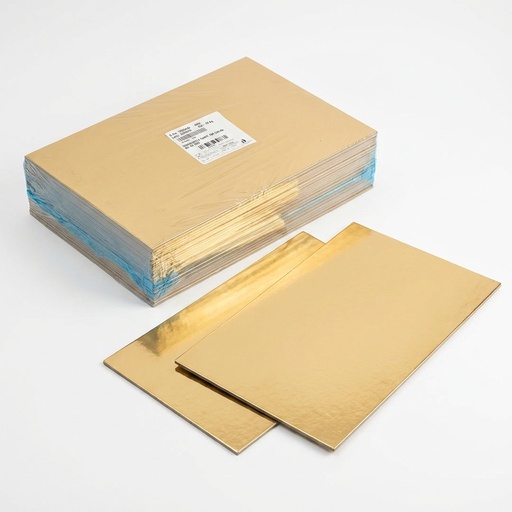 Piatto Ala Sottotorta Tronchetto Oro 30x45 cm (Cartone 10 kg)