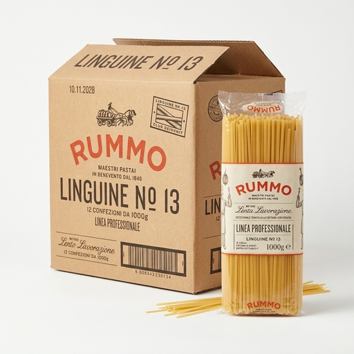 Linguine n.13 Trafilate al Bronzo 1 kg (Cartone 12) — Rummo
