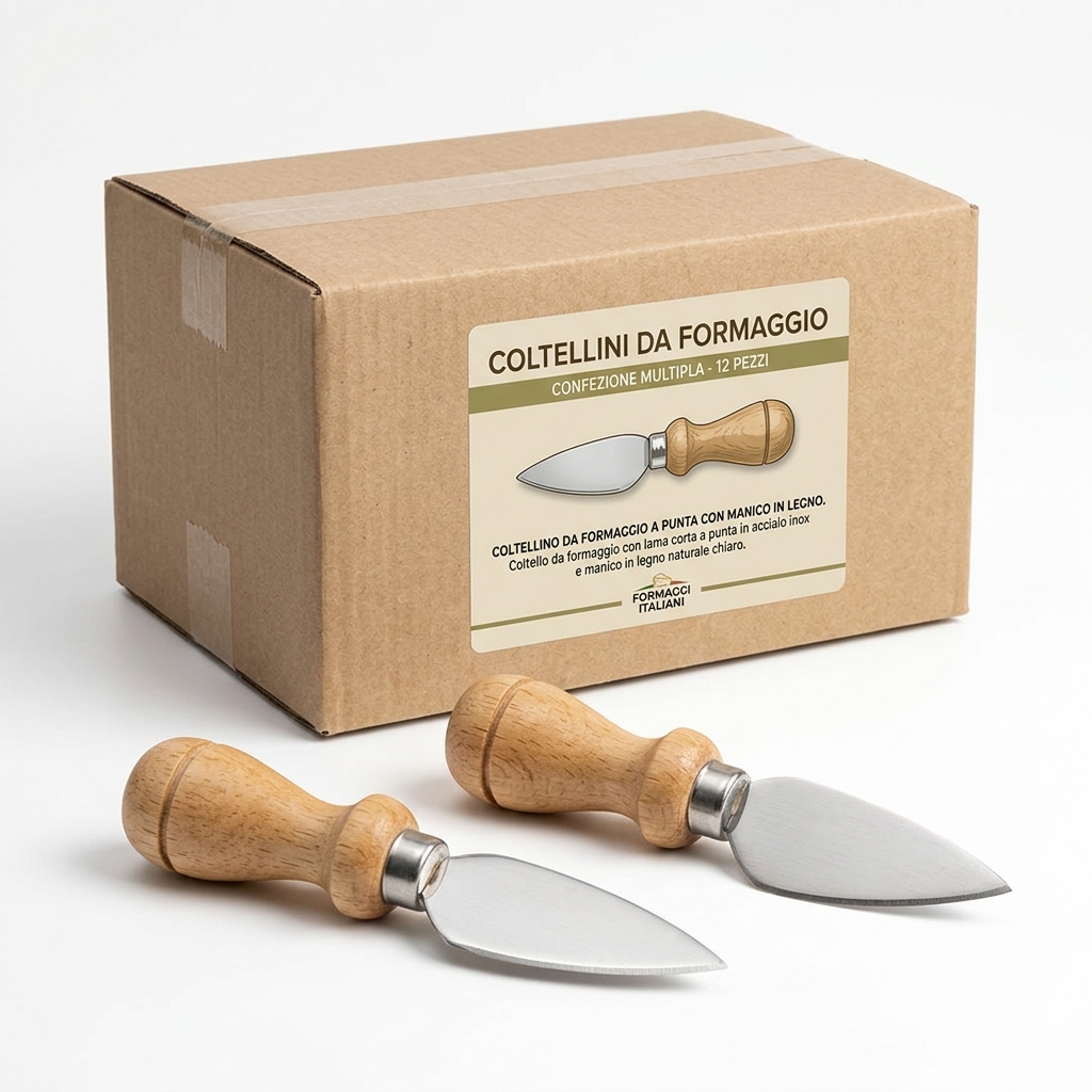 Pointed Cheese Knife Wooden Handle