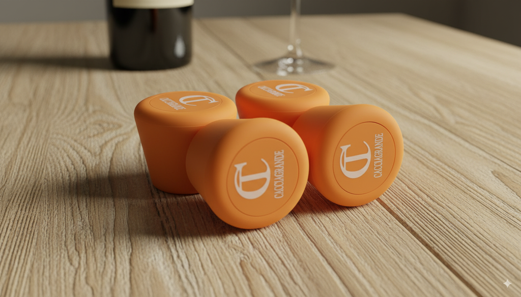 Tappi Vino In Silicone Cacciagrande Cc