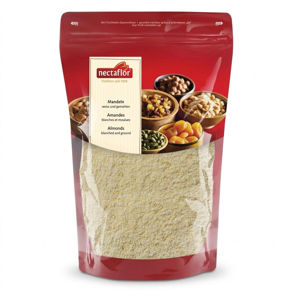 Gemahlene weisse Mandeln 1kg Pro