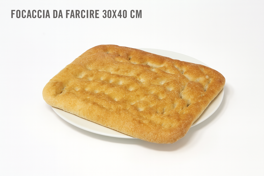 Focaccia Da Farcire 30x40cm 700g 4pz krt Sg