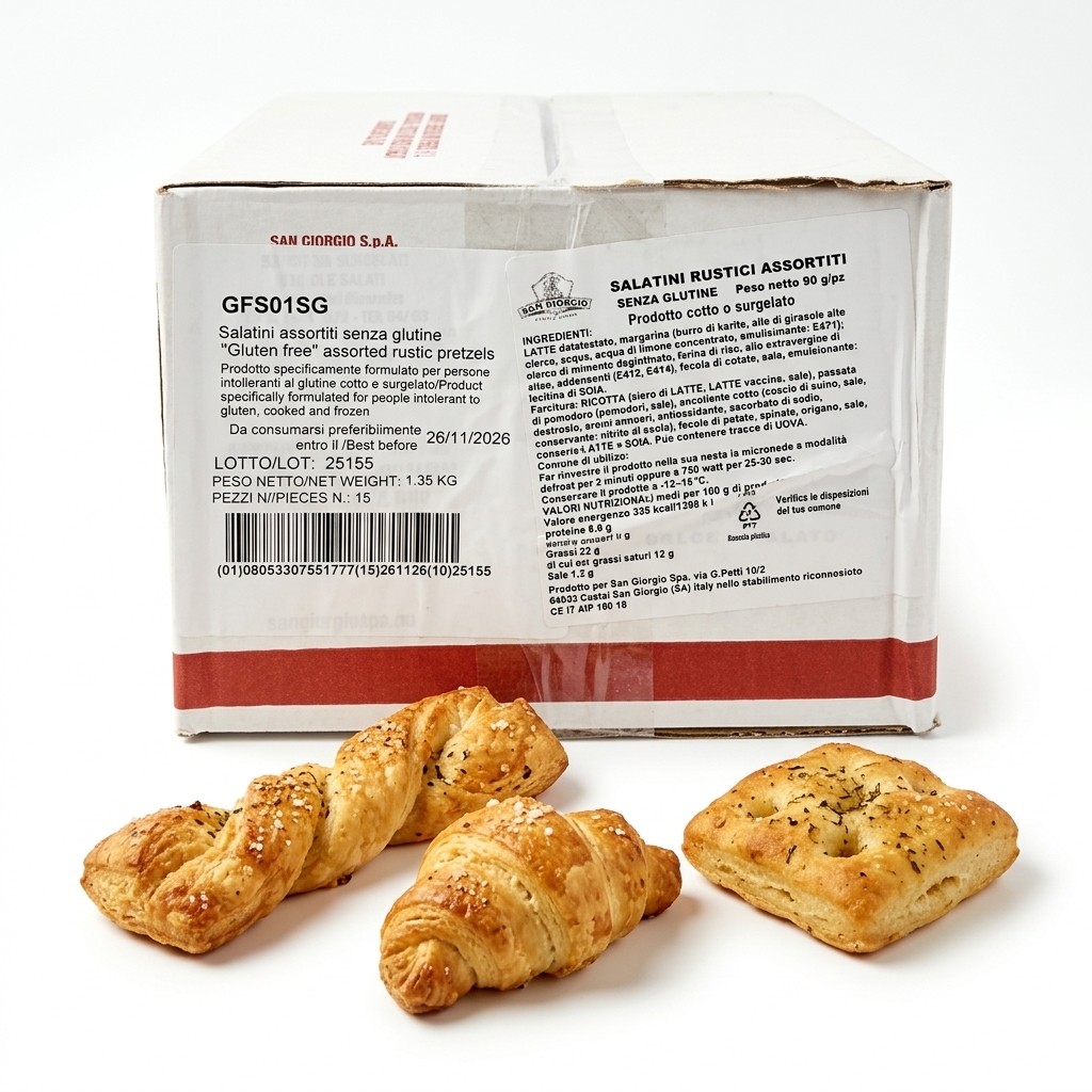 Salatini Rustici Mix Senza Glutine 90 g (15 pz) — San Giorgio