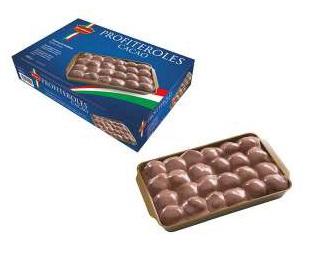 Torta Profiteroles Cacao Vaschetta 2,5kg Eff