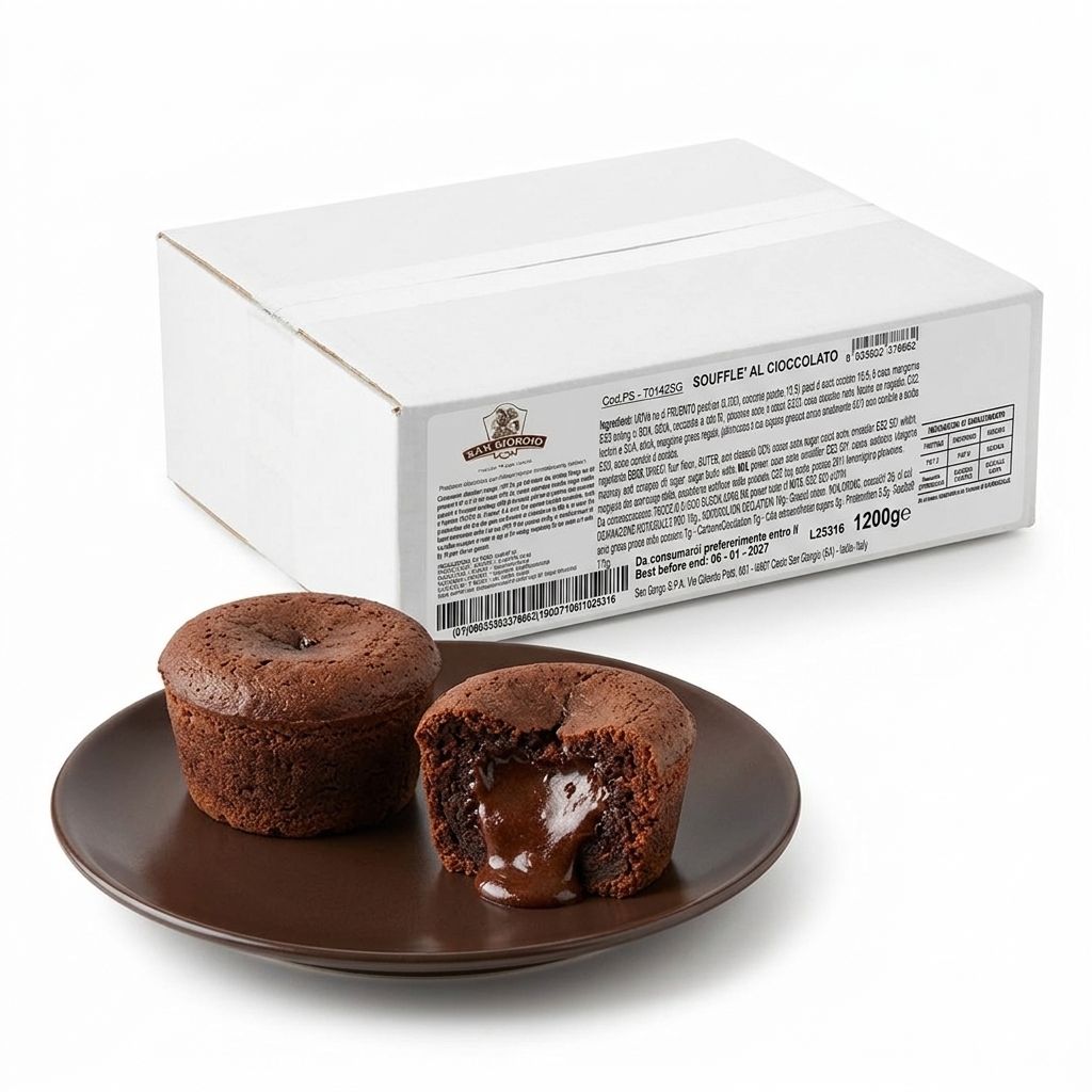Chocolate Soufflé Single Portion 100 g (Case of 12) — Effepi
