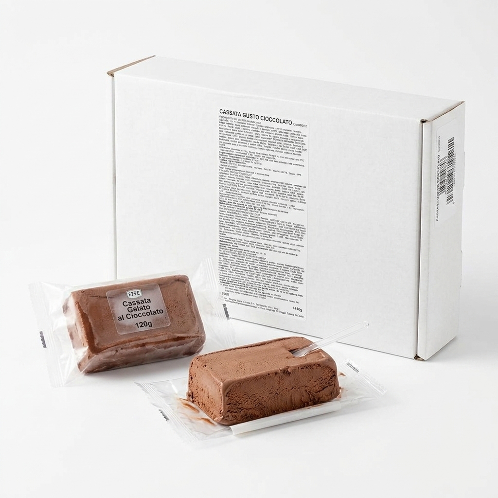 Cassata Gelato al Cioccolato Effe 120 g - 12 pz