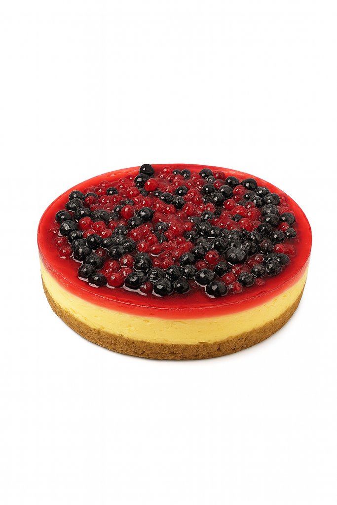 Cheesecake aux fruits des bois, prédécoupé en 14 parts, 1,45 kg EFF