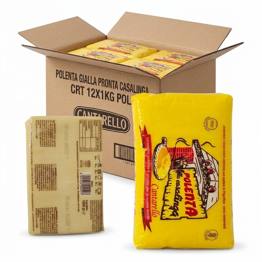 FERTIGPOLENTA GELB HAUSGEMACHTE ART KRT 12X1KG POL