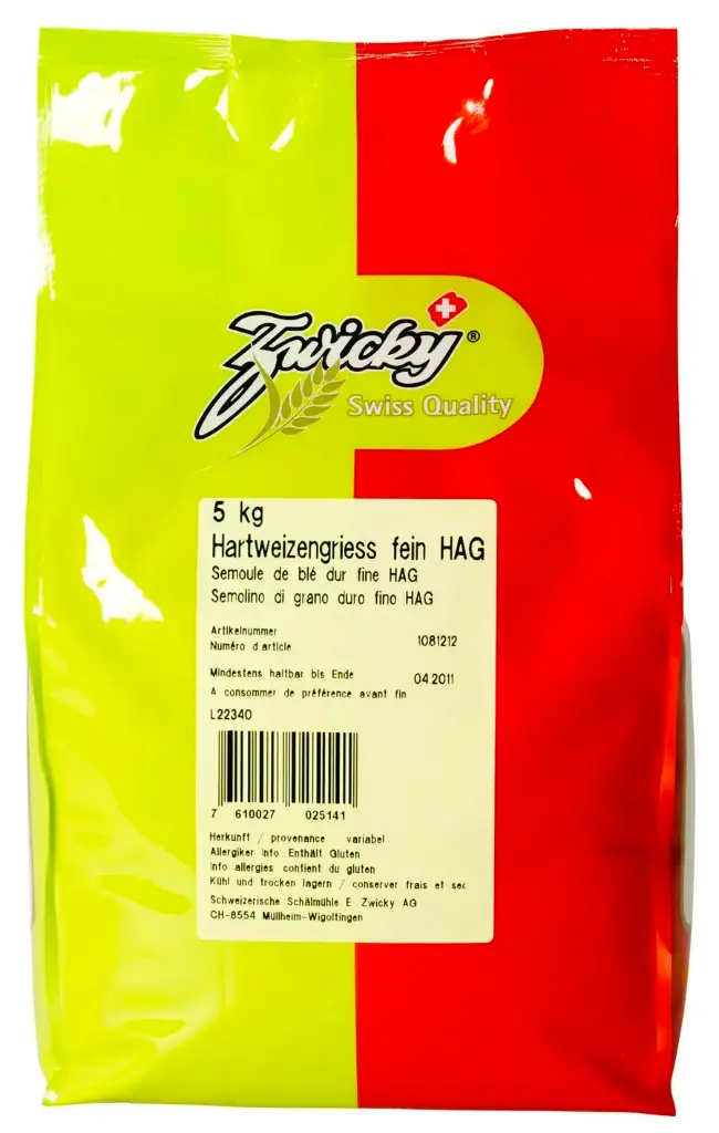 SEMOLA FINE ZWICKY PER PIZZA 5KG PRO