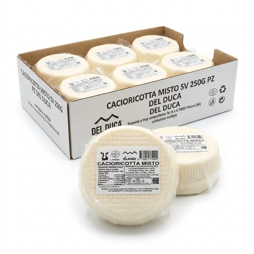 Cacioricotta Mixte Sous Vide 250g Del Duca