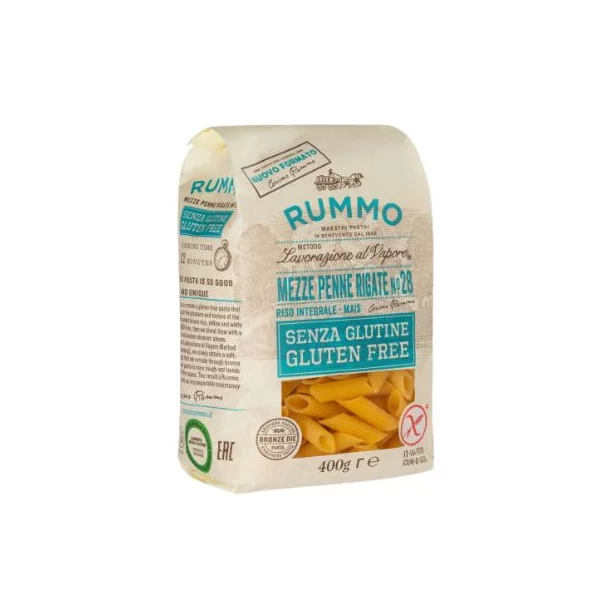 MEZZE PENNE RIGATE N28 RUMMO SENZA GLUTINE 12X400G POL