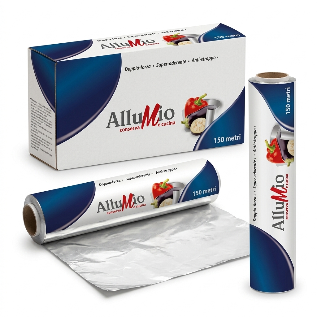 [50000] Aluminiumfolie Profi-Rolle 300 mm x 150 m