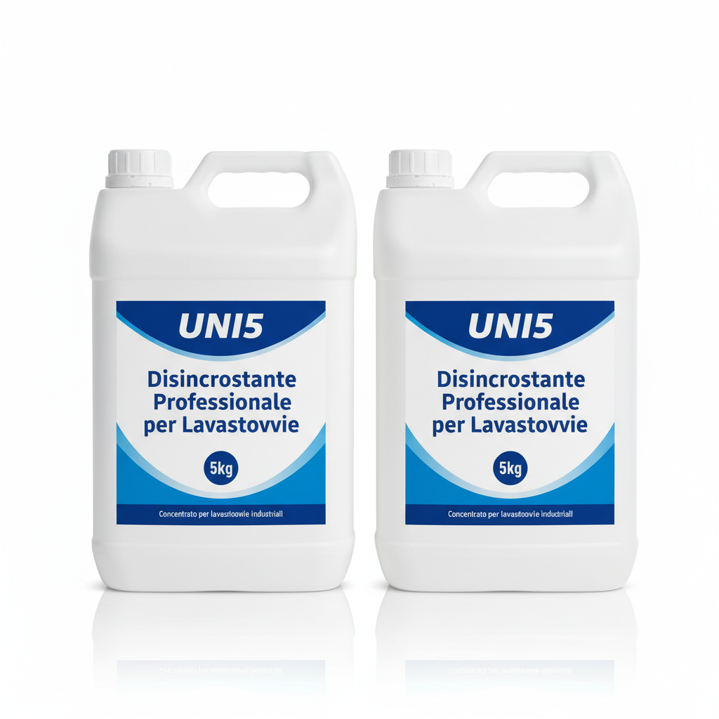 UNI5 Détartrant Professionnel pour Lave-Vaisselle 5kg (2 pièces)