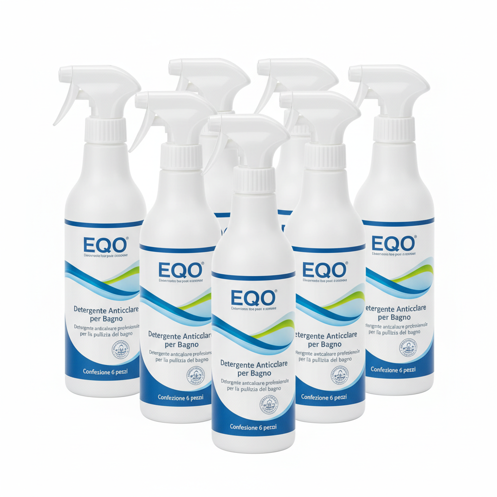 EQO Anti-Limescale Bathroom Cleaner 750ml - Pack of 6