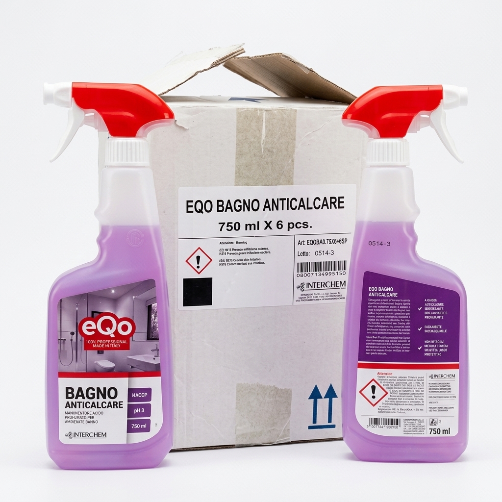 EQO BATHROOM ANTI-LIMESCALE SPRAY 750ML PCS IC