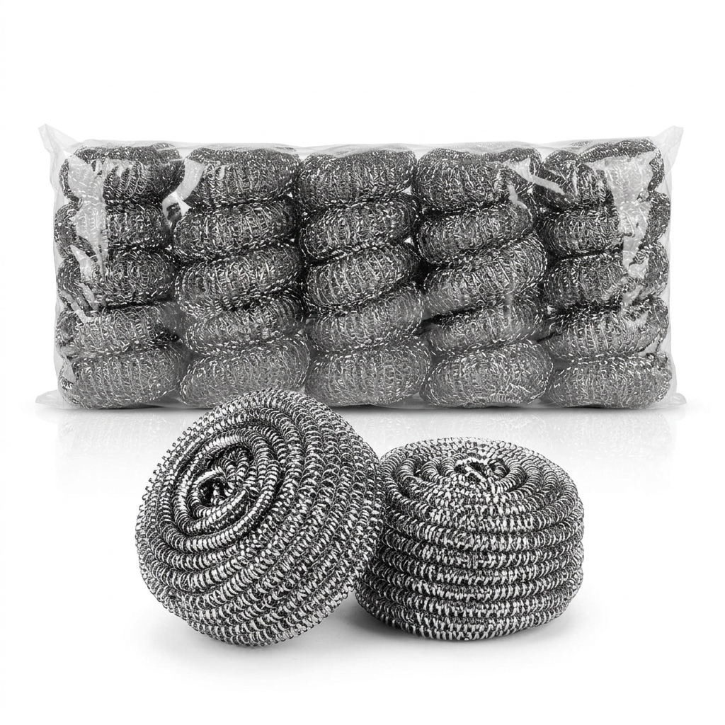 Eponge en Acier Galvanise 40g 25pcs pack