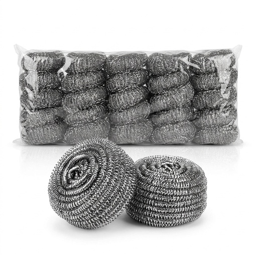 [032123] Topfreiniger aus verzinktem Stahl 40 g (Packung 25 Stk.)