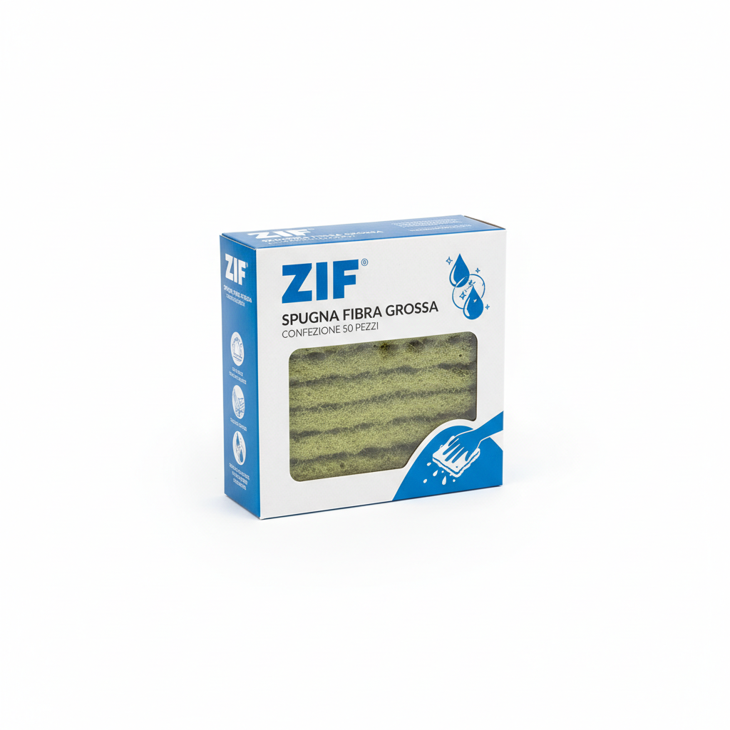 Coarse Fibre Sponge ZIF - Pack of 50