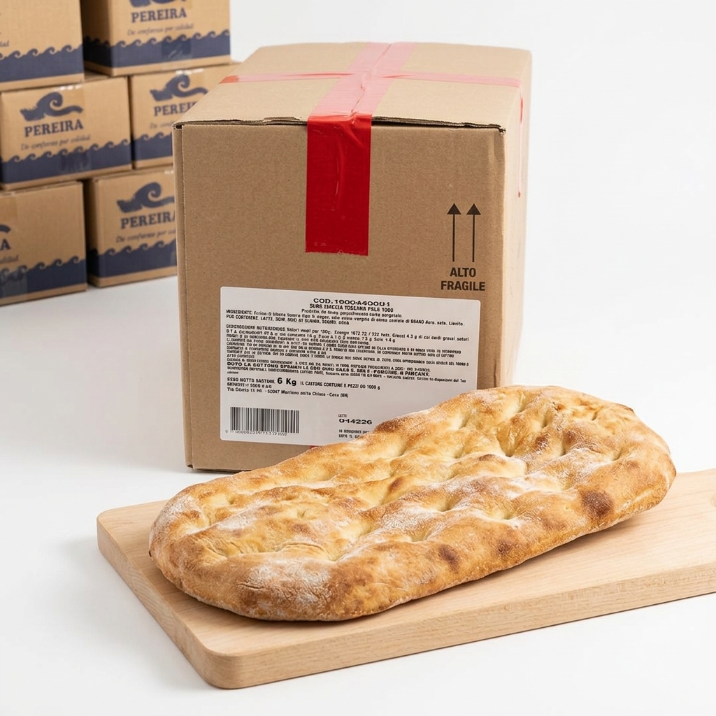 Schiacciata Toscana alla Pala Frozen 1 kg (6 kg Box)