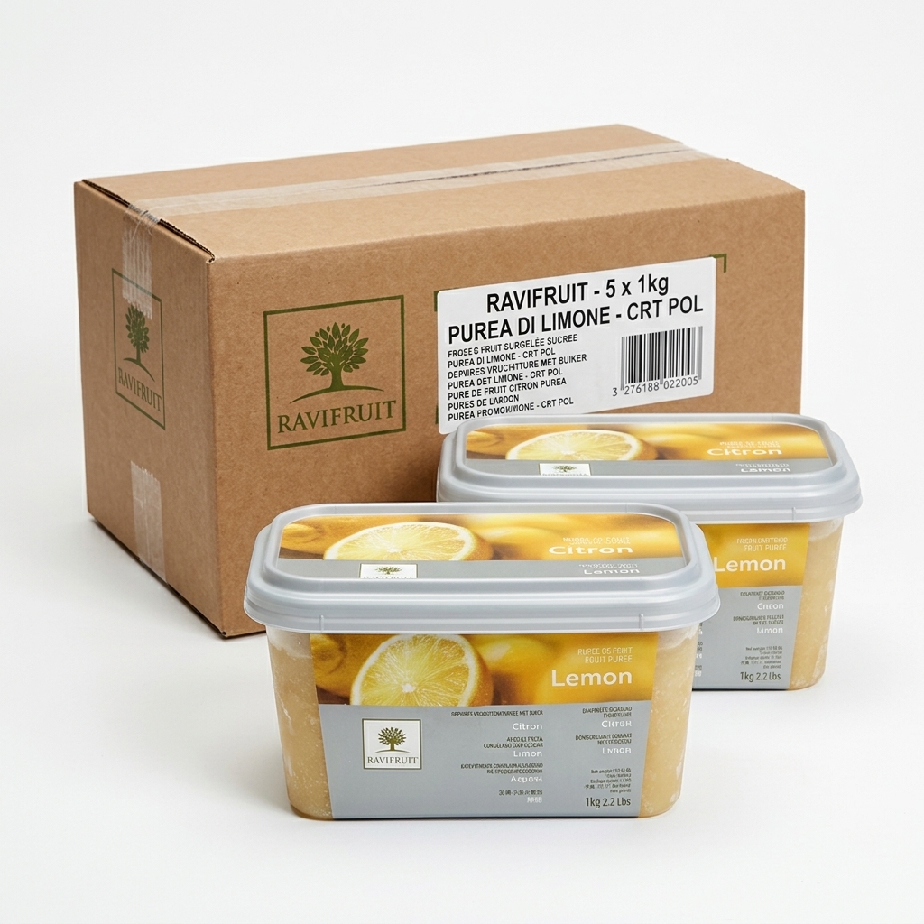 Purée de Citron Jaune Surgelée 1 kg (Carton 5 kg) — Ravifruit