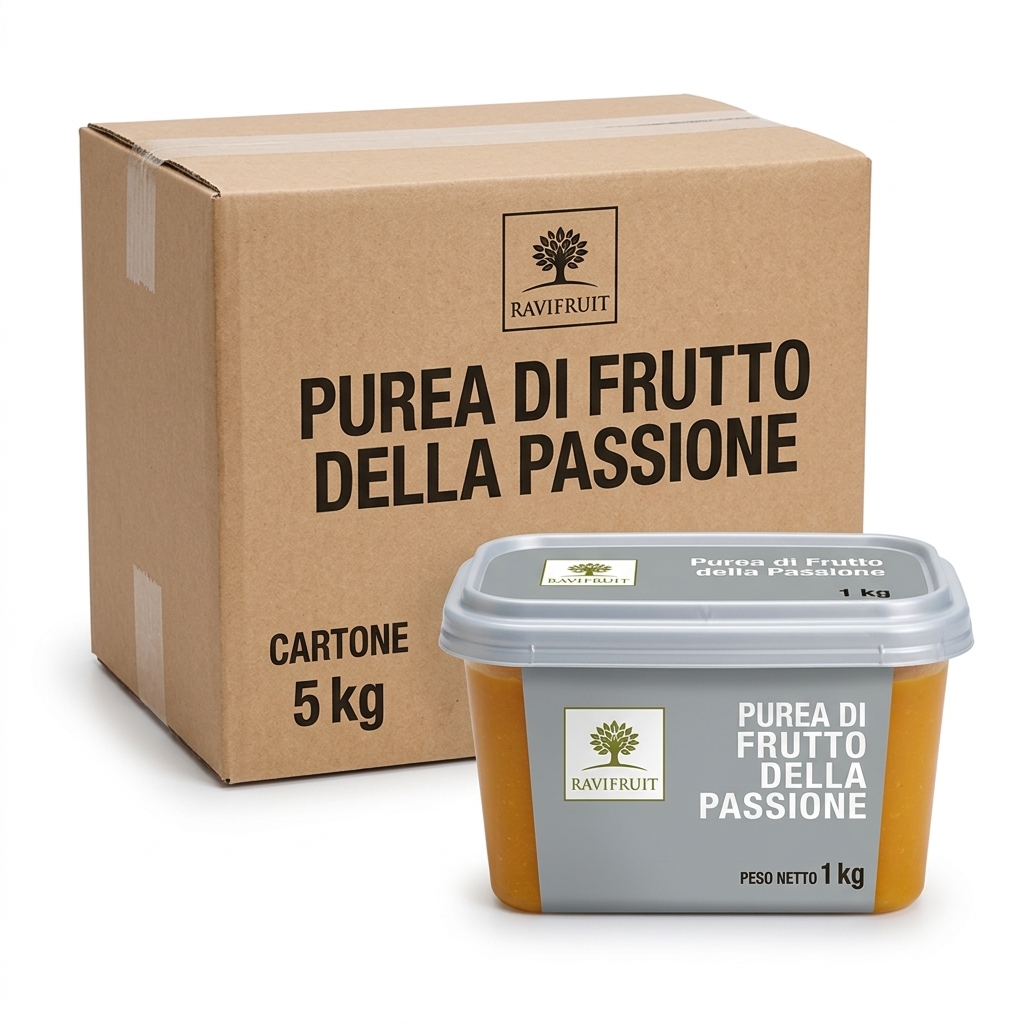 Passion Fruit Purée 1 kg (Case 5 kg) — Ravifruit