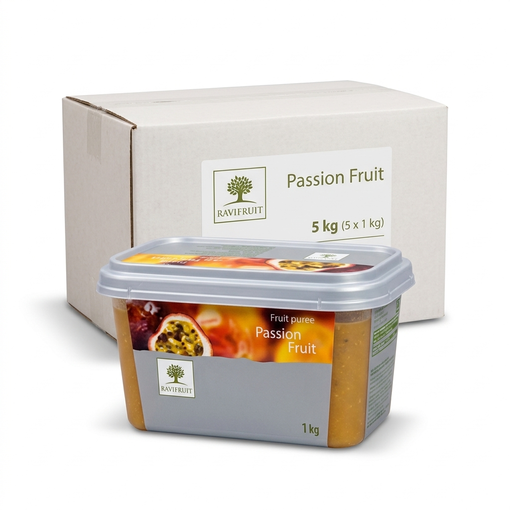 Purea di Frutto della Passione 1 kg (Cartone 5 kg) — Ravifruit
