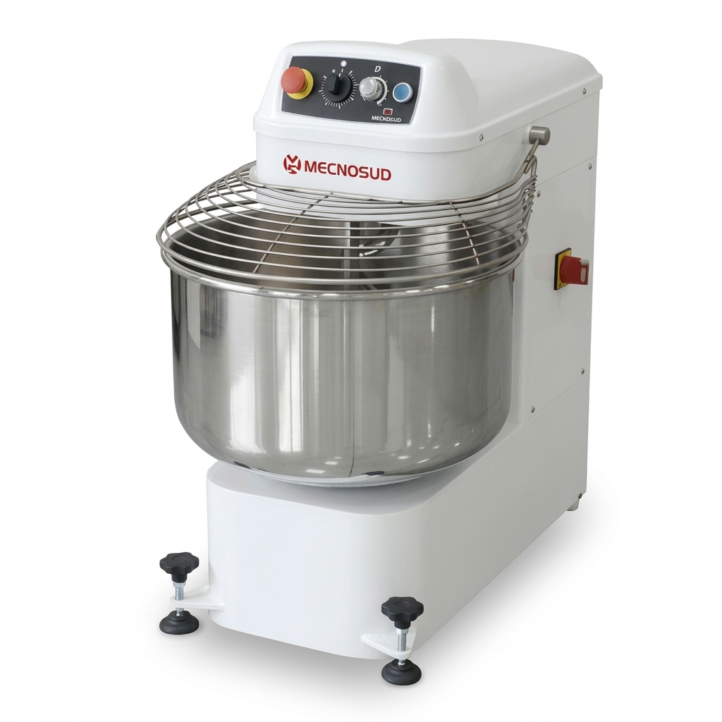 [M40MV] Impastatrice a Spirale Professionale MECNOSUD Massima M40 - 40 kg / 55 litri
