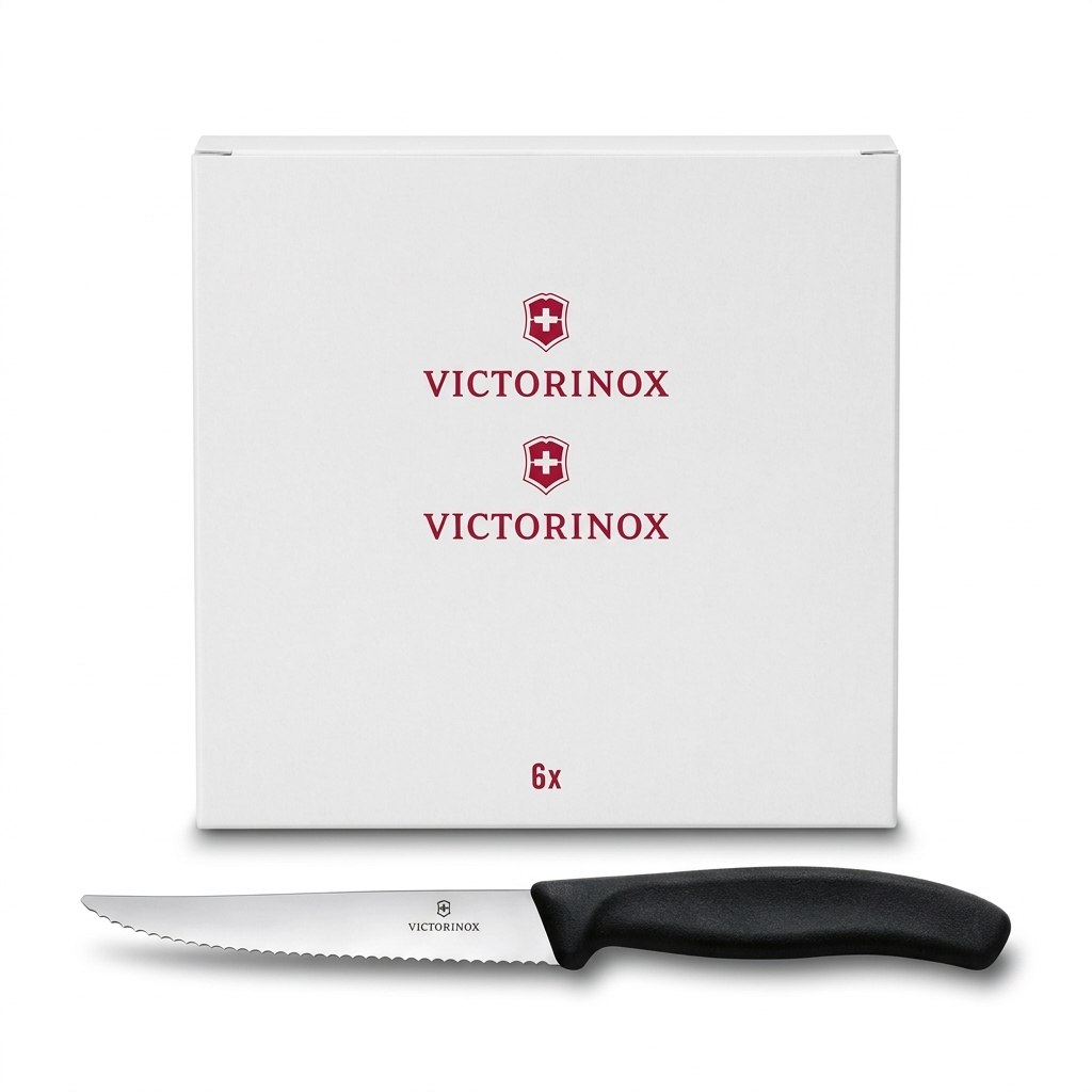 Victorinox Couteaux à Pizza et à Steak (Lot de 6 pièces)