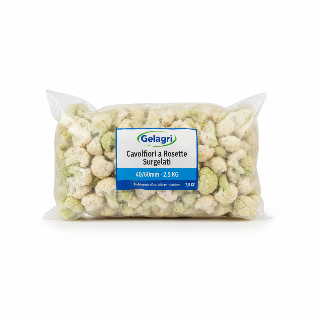 Choux-Fleurs en Rosettes Surgelés 40/60mm Sachet 2.5 KG