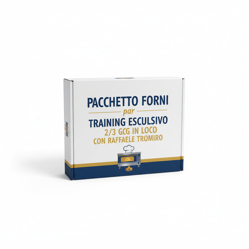 PACCHETTO FORNI TRAINING ESCLUSIVO 2/3 GG IN LOCO CON RAFFAELE TROMIRO