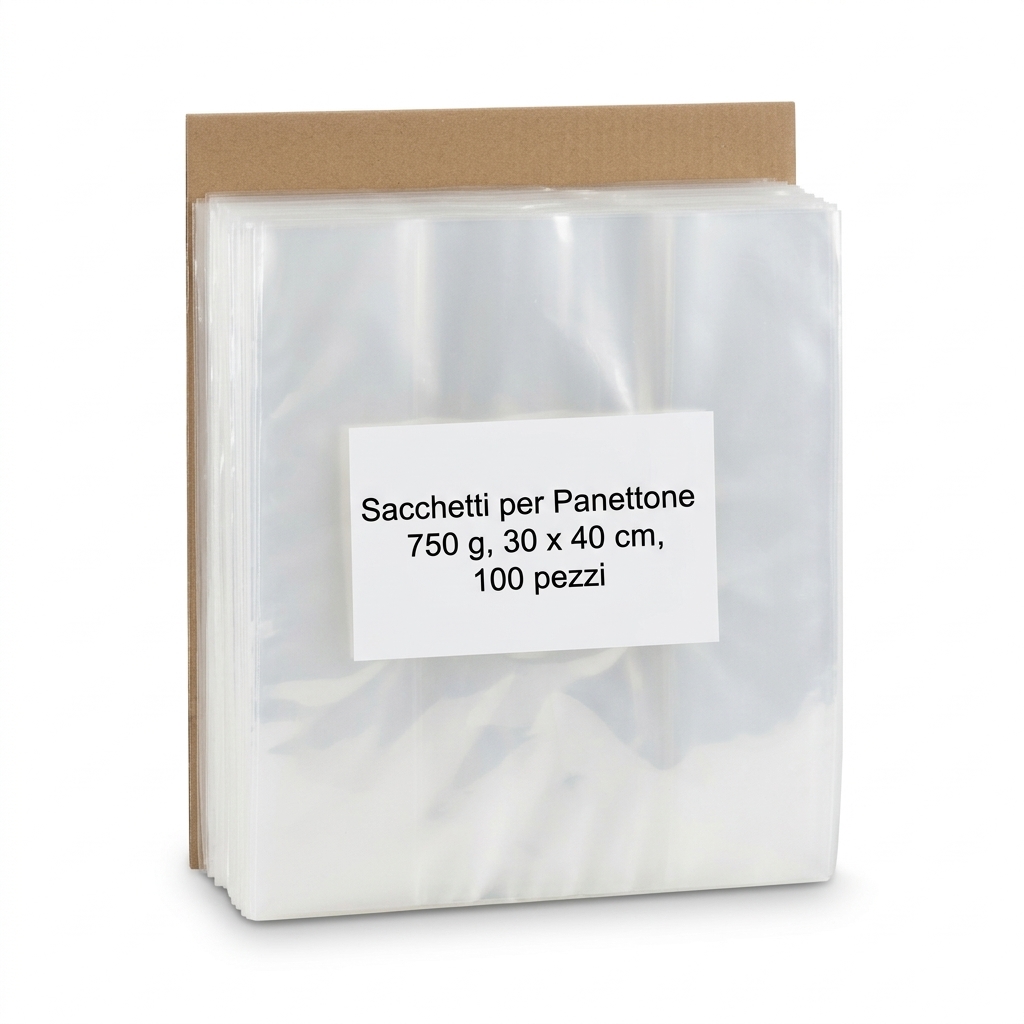 Panettontüten 750 g, 30 × 40 cm, 100 Stk. WA