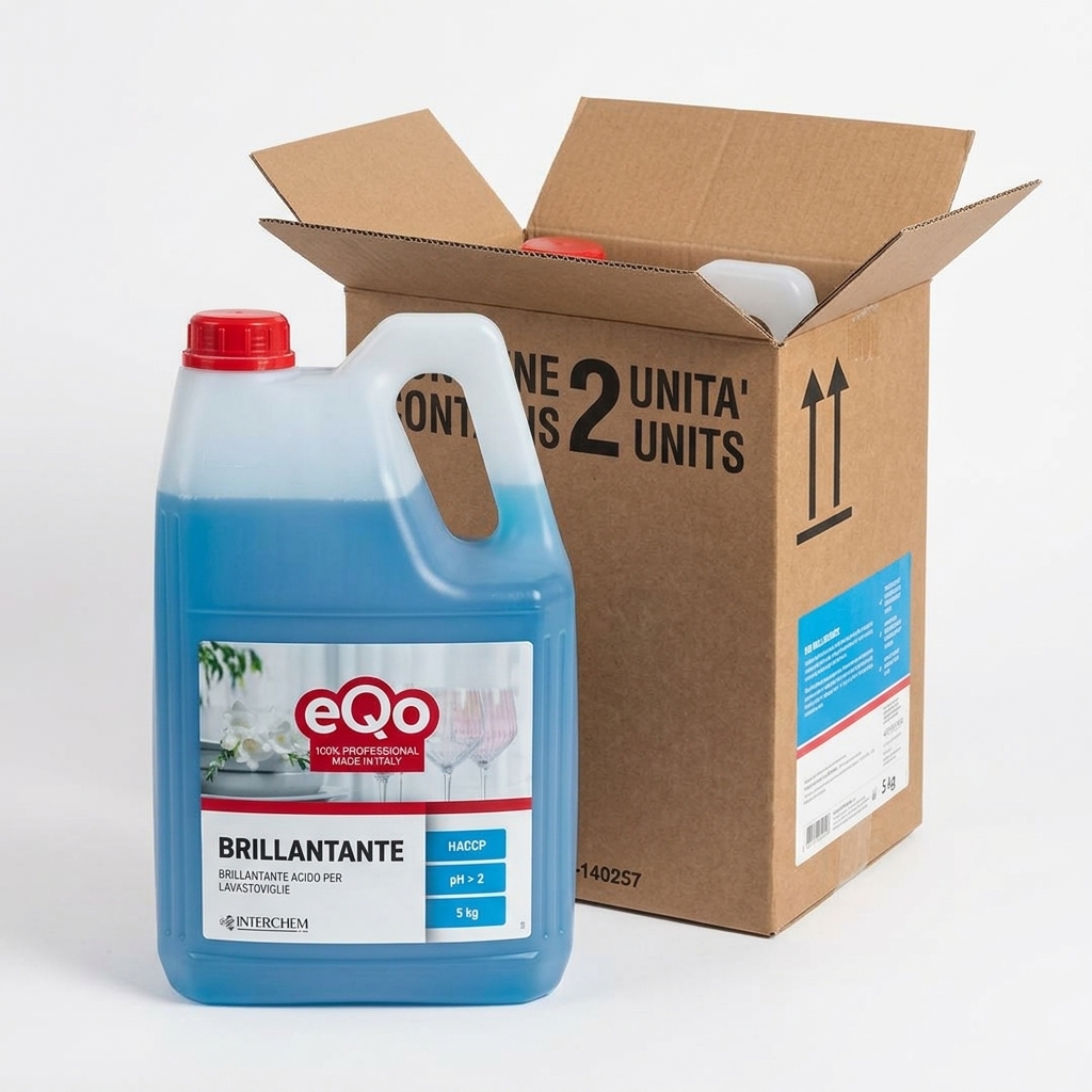 EQO Liquide de Rinçage Acide Lave-Vaisselle 5 kg