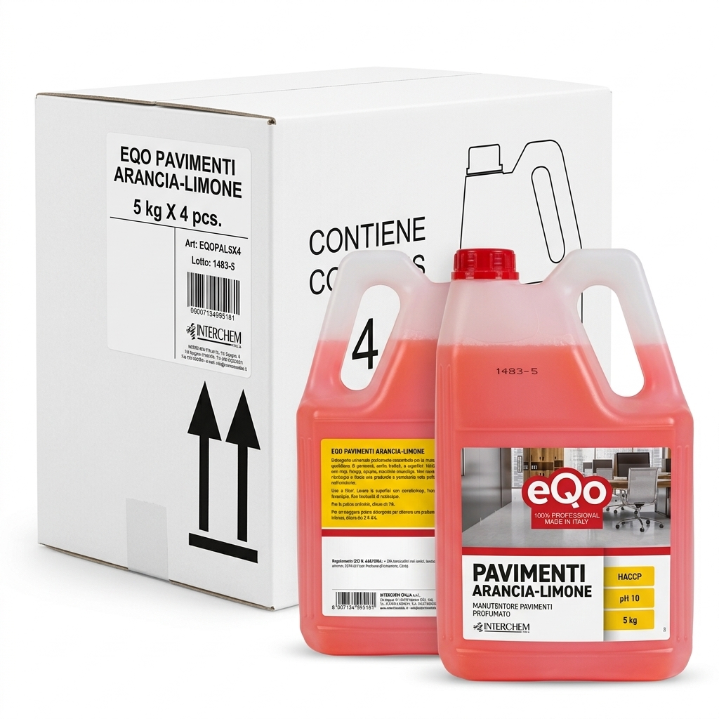 [270421] EQO Floor Cleaner Orange-Lemon 5 kg