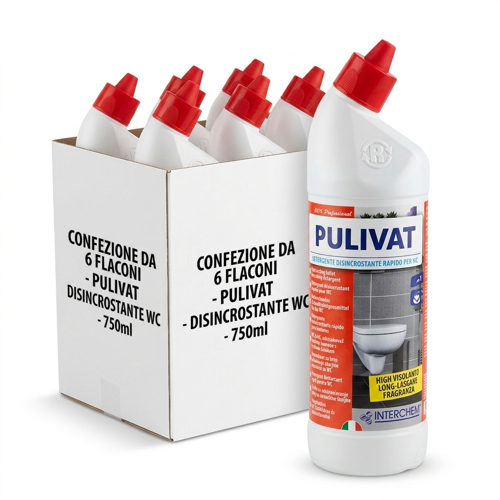 PULIVAT TOILET DESCALER 750ML PKG6 IN