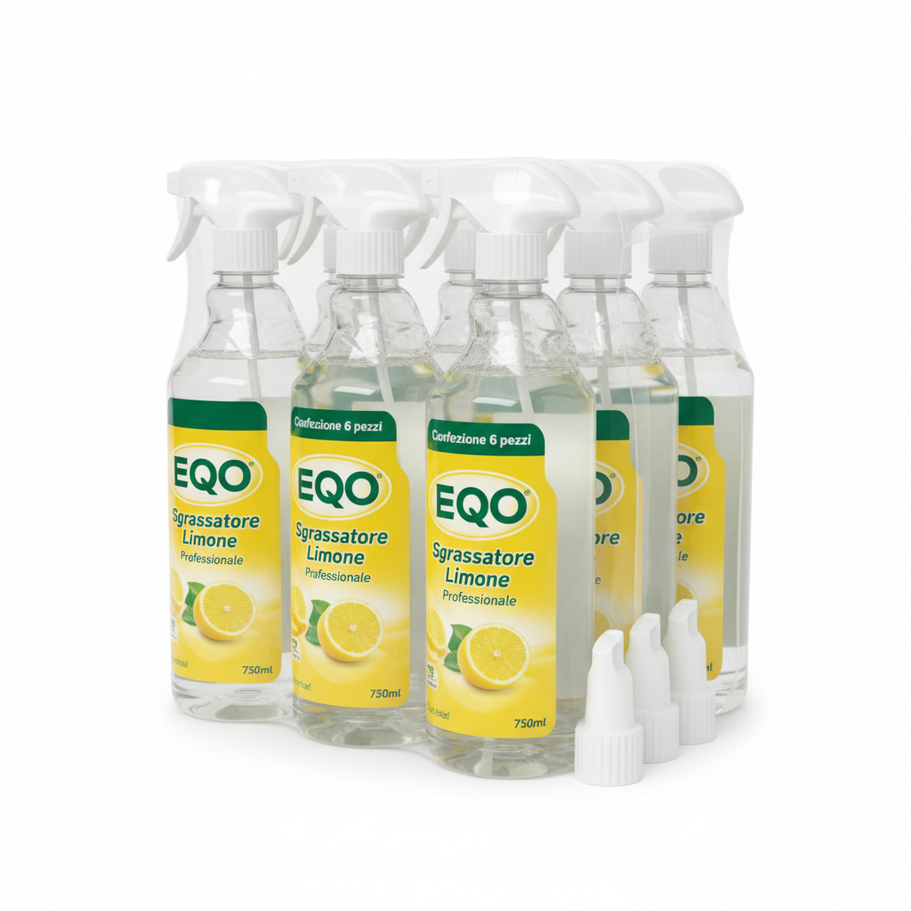 EQO Entfetter Zitrone Spray 750ml - Packung 6 Stück