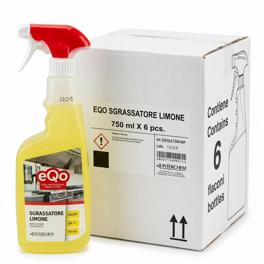EQO LEMON DEGREASER SPRAY 750ML PC IC