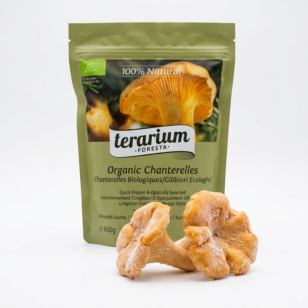 Finferli BIO Surgelati Selezionati Otticamente Linea Foresta 600 g — Terarium