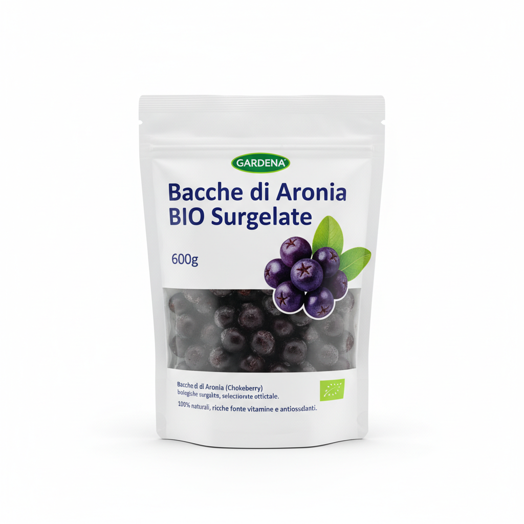 Bacche di Aronia Biologiche Surgelate Gardena 600g