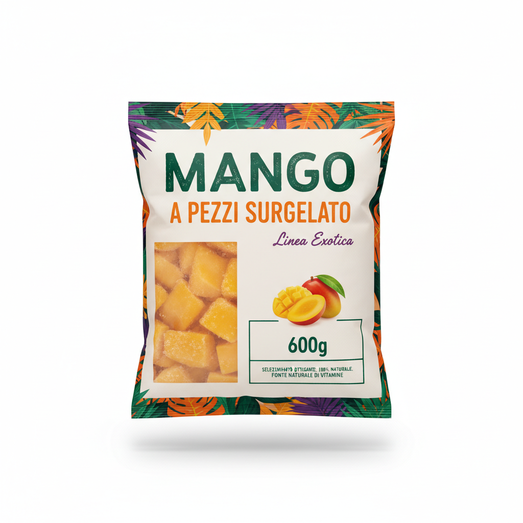 Mango a Pezzi Surgelato - Linea Exotica 600g