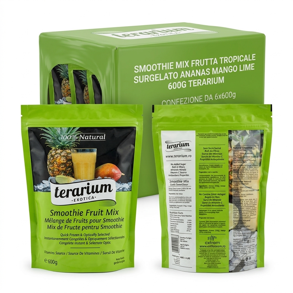 Frozen Tropical Smoothie Mix Pineapple Mango Lime 600 g — Terarium